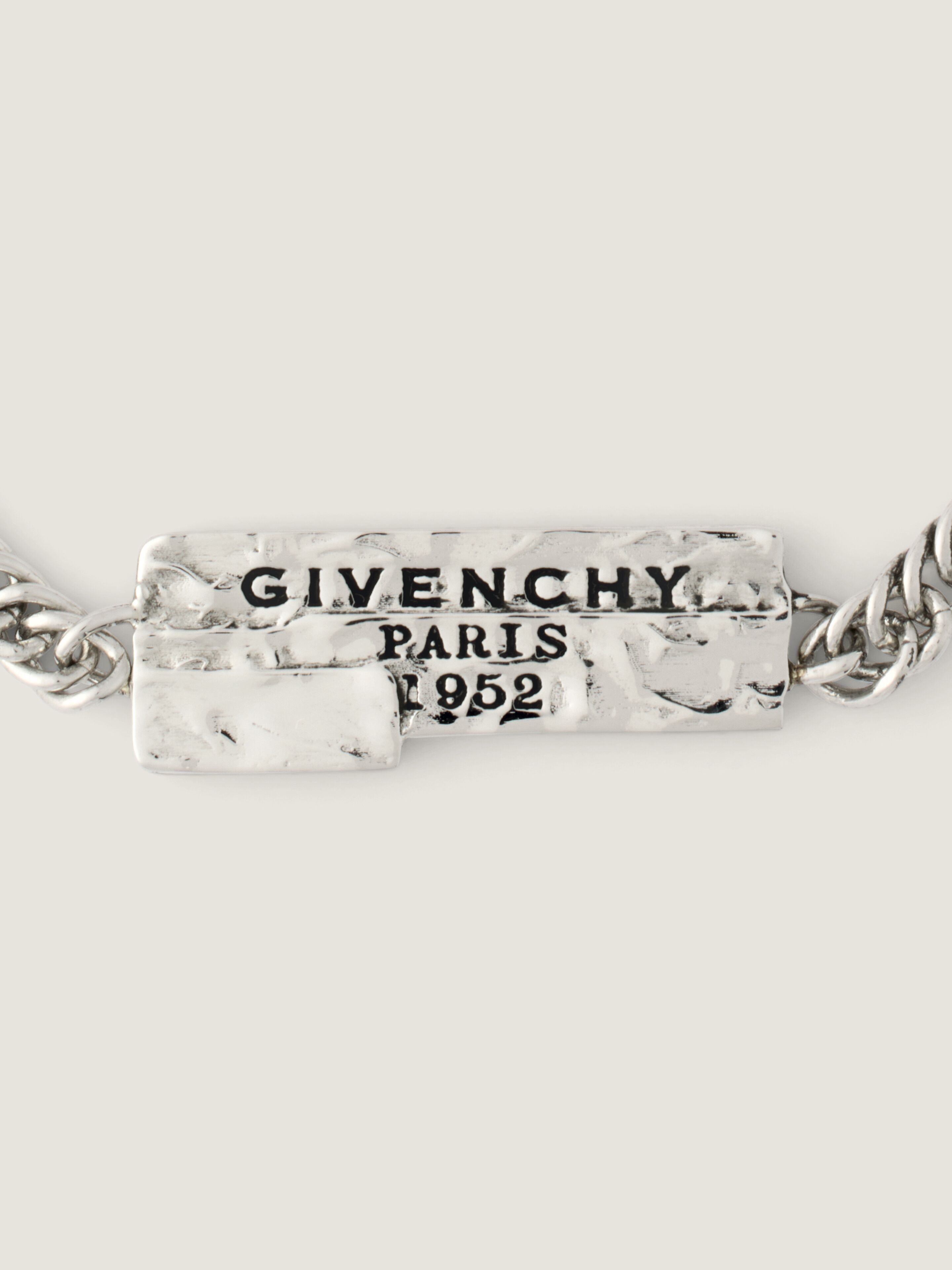 GIVENCHY Tape bracelet in metal and enamel